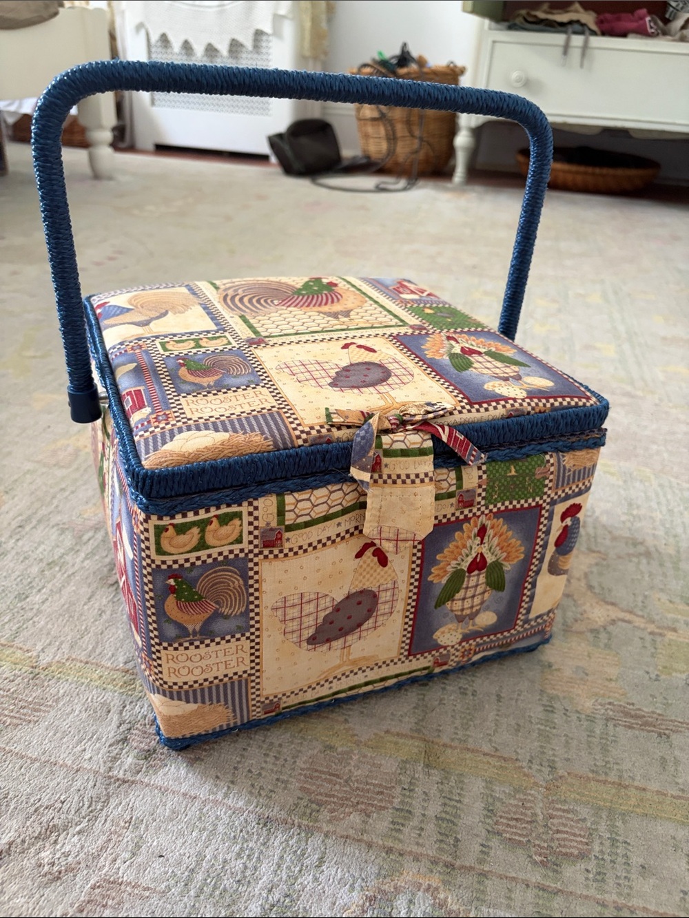 Vintage Sewing Basket